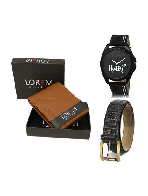 belt, wallet & watch gift combo - 19269750 - Very Small Image - 1