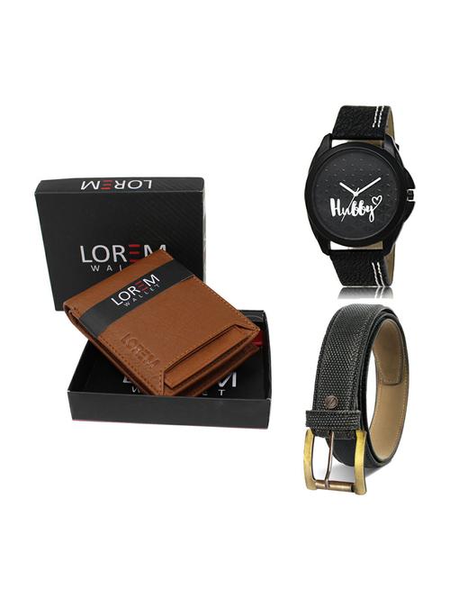 belt, wallet & watch gift combo - 19269752 - Very Small Image - 1