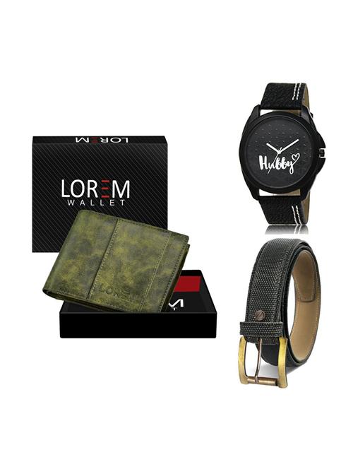 belt, wallet & watch gift combo - 19269766 - Very Small Image - 1