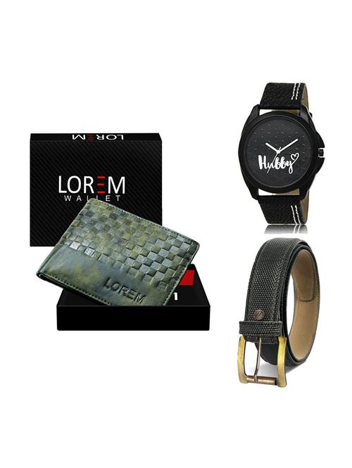 belt, wallet & watch gift combo - 19269786 - Very Small Image - 1