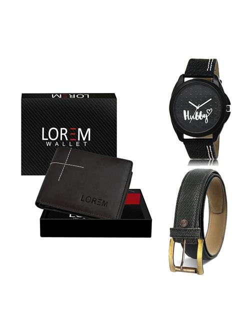 belt, wallet & watch gift combo - 19269789 - Very Small Image - 1