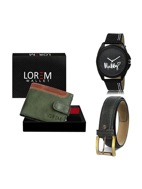 belt, wallet & watch gift combo - 19269794 - Very Small Image - 1