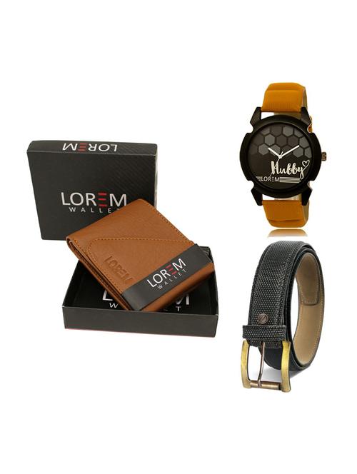 belt, wallet & watch gift combo - 19269795 - Very Small Image - 1