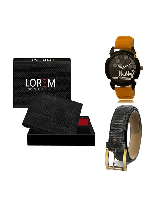 belt, wallet & watch gift combo - 19269824 - Very Small Image - 1