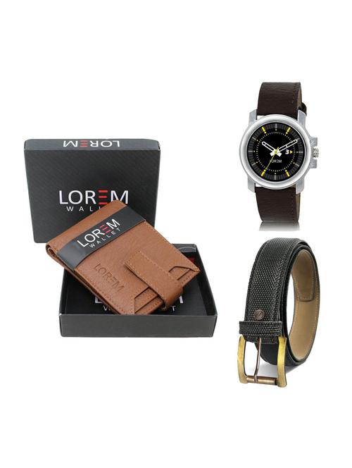 belt, wallet & watch gift combo - 19269893 - Very Small Image - 1