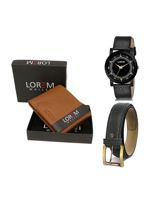 belt, wallet & watch gift combo - 19269975 - Very Small Image - 1