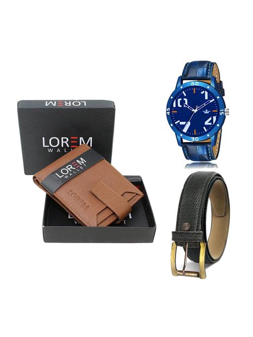 belt, wallet & watch gift combo - 19270389 - Very Small Image - 1