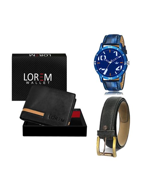 belt, wallet & watch gift combo - 19270421 - Very Small Image - 1