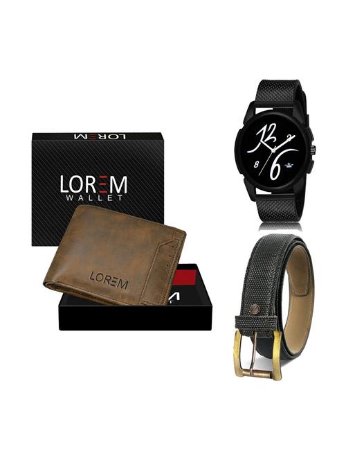belt, wallet & watch gift combo - 19270493 - Very Small Image - 1