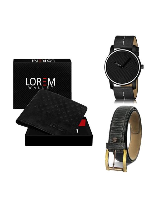 belt, wallet & watch gift combo - 19270778 - Very Small Image - 1