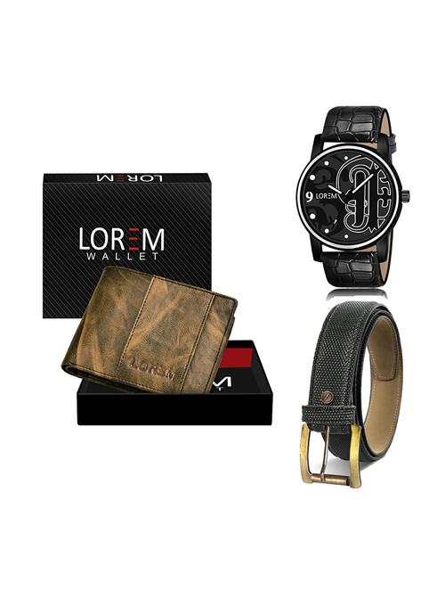 belt, wallet & watch gift combo - 19270894 - Very Small Image - 1