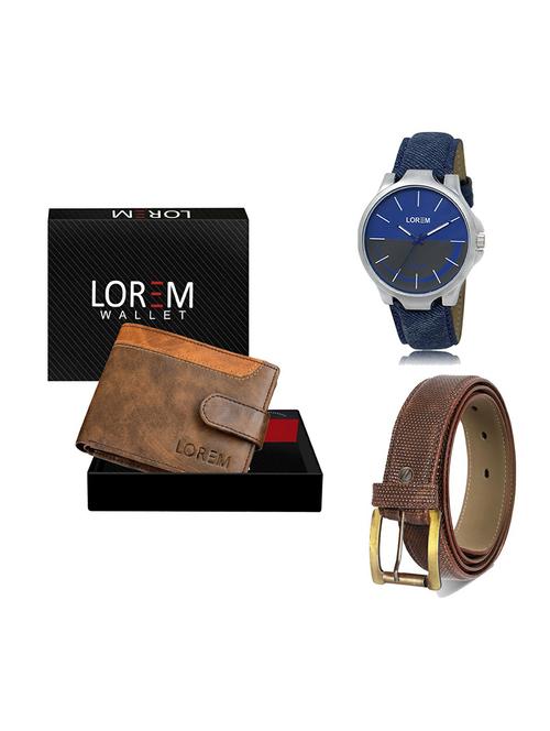 belt, wallet & watch gift combo - 19272629 - Very Small Image - 1