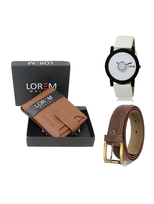 belt, wallet & watch gift combo - 19272685 - Very Small Image - 1