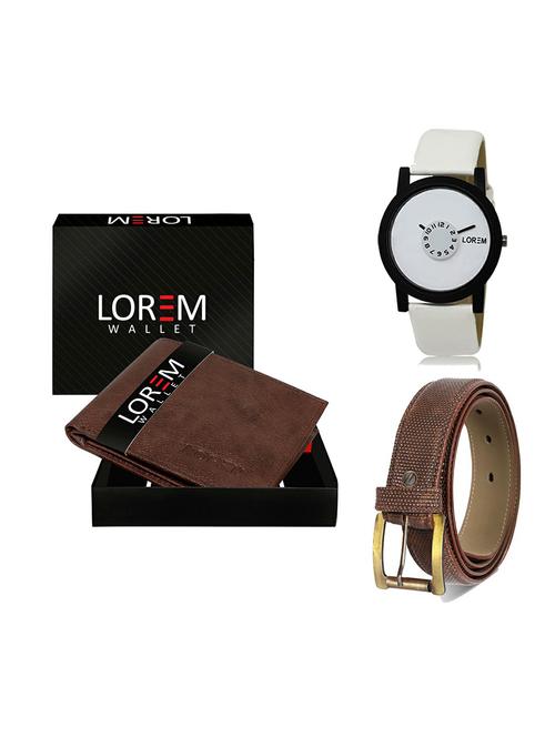 belt, wallet & watch gift combo - 19272687 - Very Small Image - 1