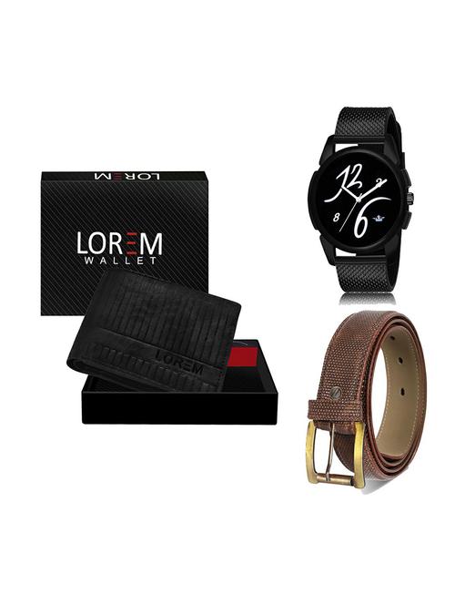 belt, wallet & watch gift combo - 19273651 - Very Small Image - 1