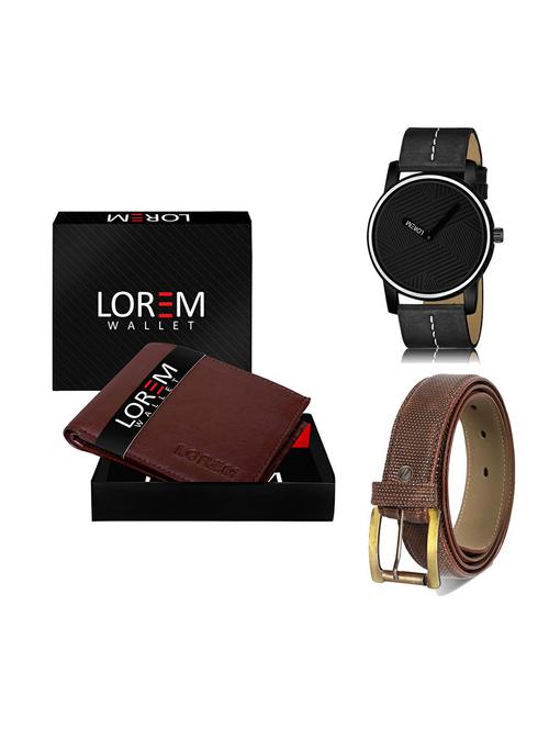 belt, wallet & watch gift combo - 19273904 - Very Small Image - 1