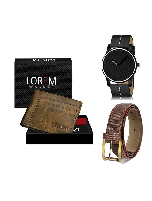 belt, wallet & watch gift combo - 19273909 - Very Small Image - 1