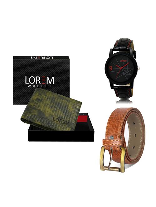 belt, wallet & watch gift combo - 19274595 - Very Small Image - 1