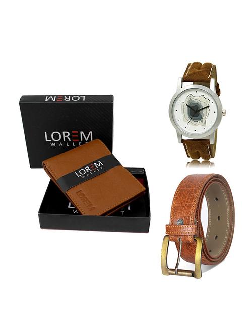 belt, wallet & watch gift combo - 19274613 - Very Small Image - 1