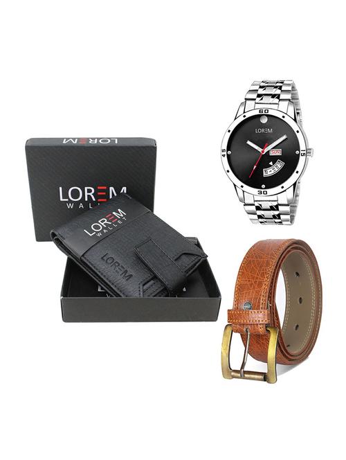 belt, wallet & watch gift combo - 19274798 - Very Small Image - 1