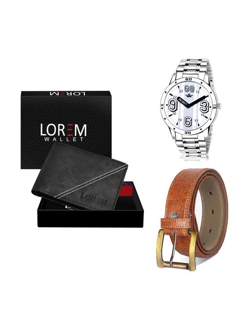 belt, wallet & watch gift combo - 19275095 - Very Small Image - 1