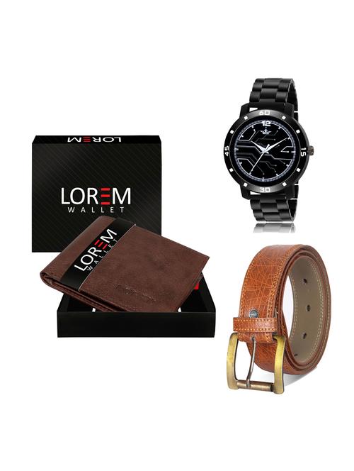 belt, wallet & watch gift combo - 19275162 - Very Small Image - 1