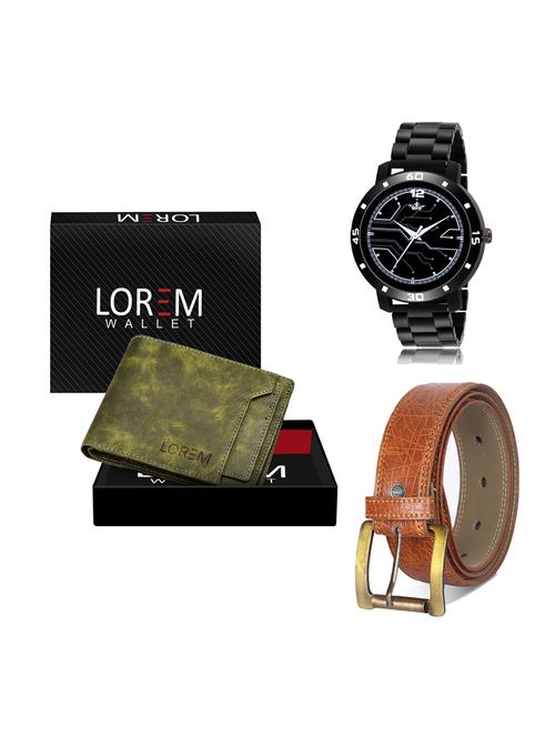 belt, wallet & watch gift combo - 19275166 - Very Small Image - 1
