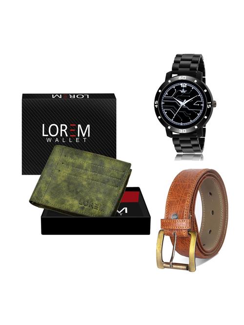 belt, wallet & watch gift combo - 19275167 - Very Small Image - 1