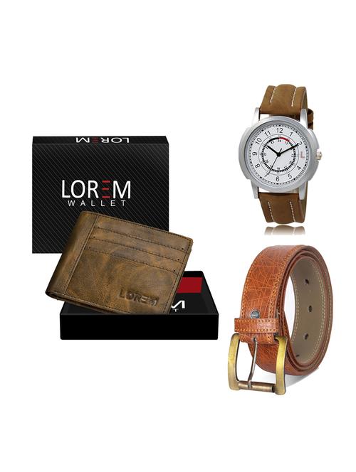 belt, wallet & watch gift combo - 19275439 - Very Small Image - 1