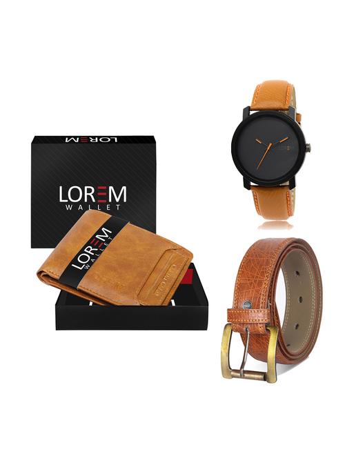 belt, wallet & watch gift combo - 19275561 - Very Small Image - 1