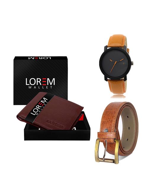 belt, wallet & watch gift combo - 19275569 - Very Small Image - 1