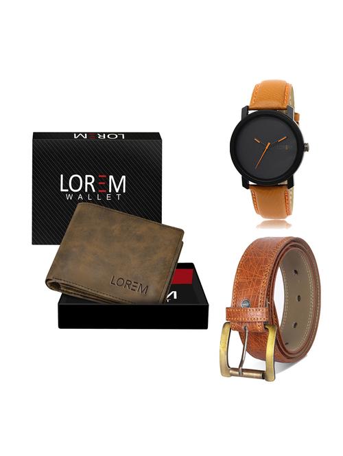 belt, wallet & watch gift combo - 19275580 - Very Small Image - 1