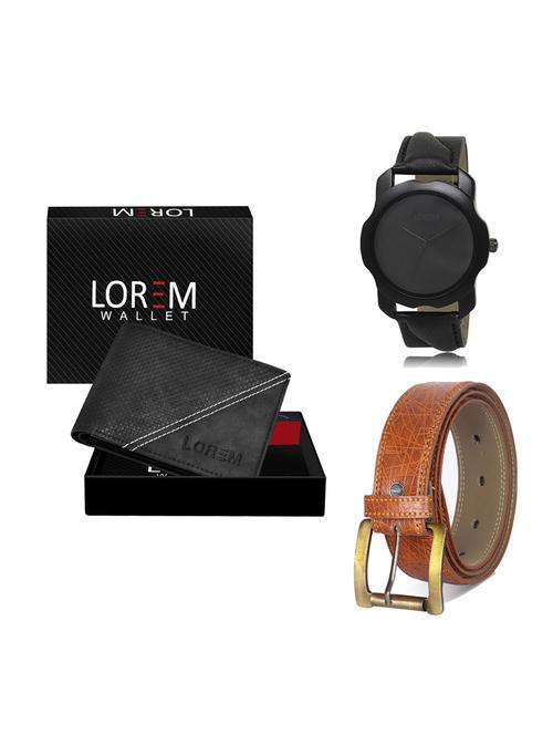 belt, wallet & watch gift combo - 19275680 - Very Small Image - 1