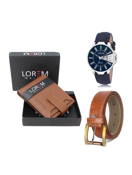 belt, wallet & watch gift combo - 19275700 - Very Small Image - 1