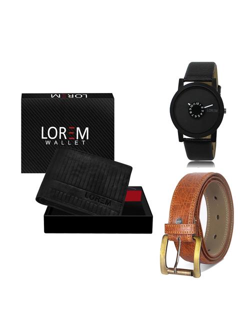 belt, wallet & watch gift combo - 19275811 - Very Small Image - 1