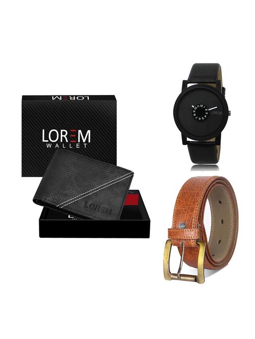 belt, wallet & watch gift combo - 19275815 - Very Small Image - 1