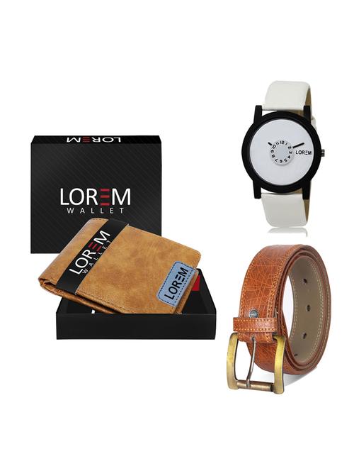belt, wallet & watch gift combo - 19275836 - Very Small Image - 1