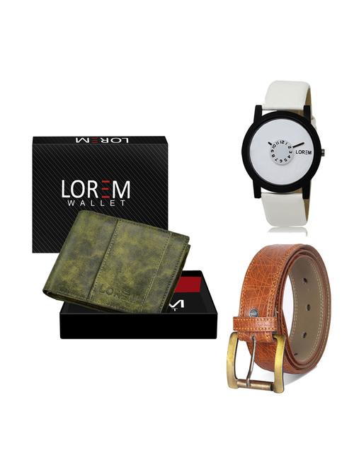 belt, wallet & watch gift combo - 19275843 - Very Small Image - 1