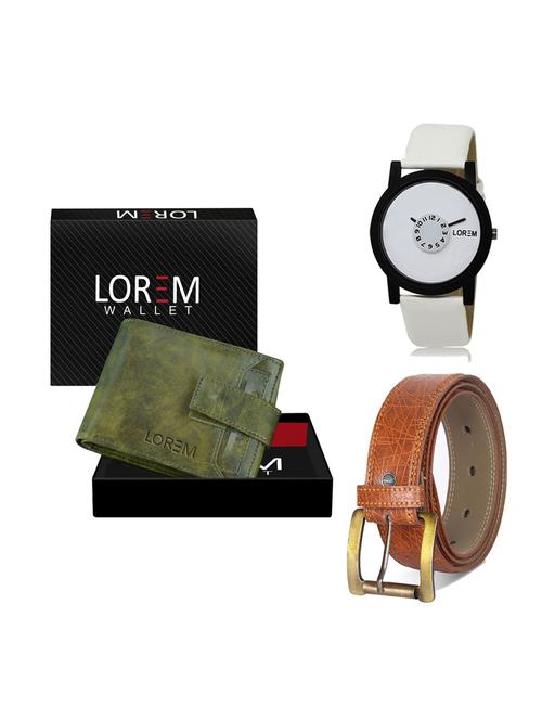 belt, wallet & watch gift combo - 19275847 - Very Small Image - 1