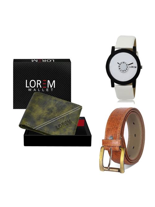 belt, wallet & watch gift combo - 19275859 - Very Small Image - 1