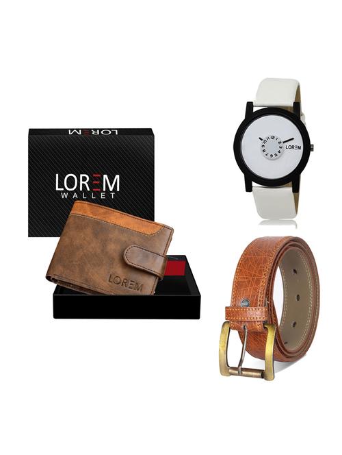 belt, wallet & watch gift combo - 19275869 - Very Small Image - 1