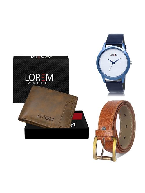 belt, wallet & watch gift combo - 19276164 - Very Small Image - 1