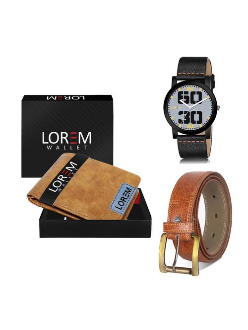 belt, wallet & watch gift combo - 19276241 - Very Small Image - 1