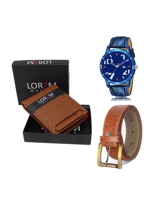 belt, wallet & watch gift combo - 19276684 - Very Small Image - 1