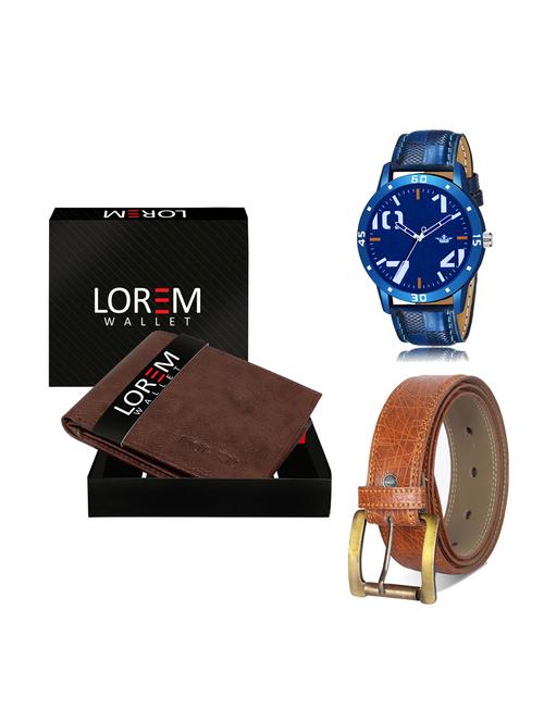 belt, wallet & watch gift combo - 19276692 - Very Small Image - 1