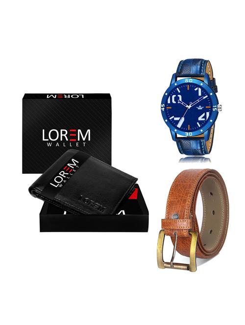 belt, wallet & watch gift combo - 19276695 - Very Small Image - 1