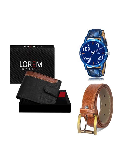 belt, wallet & watch gift combo - 19276725 - Very Small Image - 1
