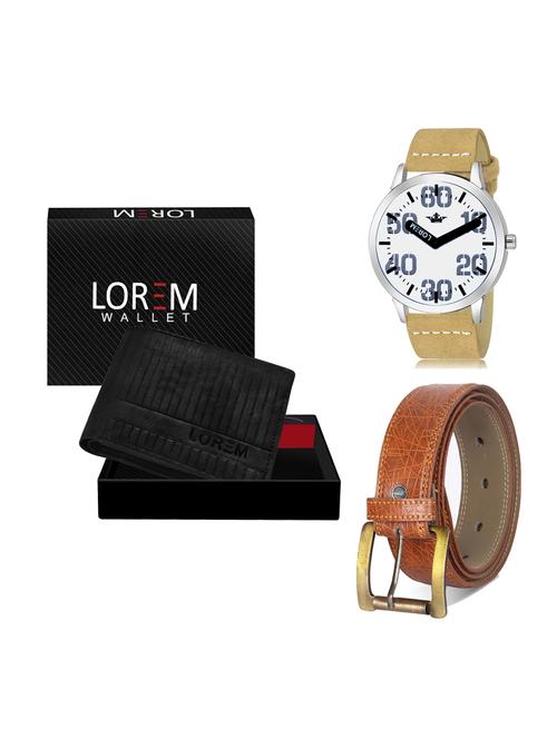 belt, wallet & watch gift combo - 19276846 - Very Small Image - 1