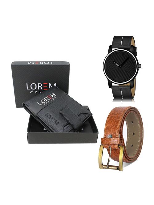 belt, wallet & watch gift combo - 19277048 - Very Small Image - 1