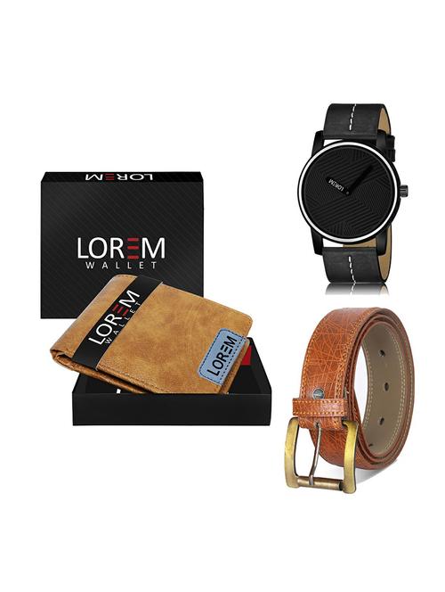 belt, wallet & watch gift combo - 19277051 - Very Small Image - 1